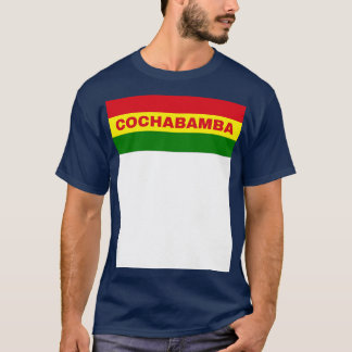 T-shirt La ville de Cochabamba en Bolivie