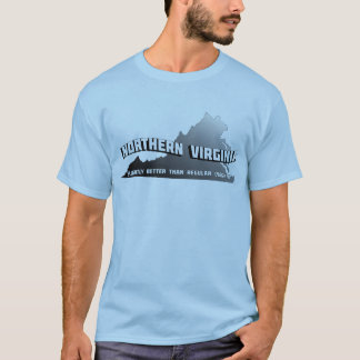 T-shirt La Virginie du nord un VA que régulier légèrement