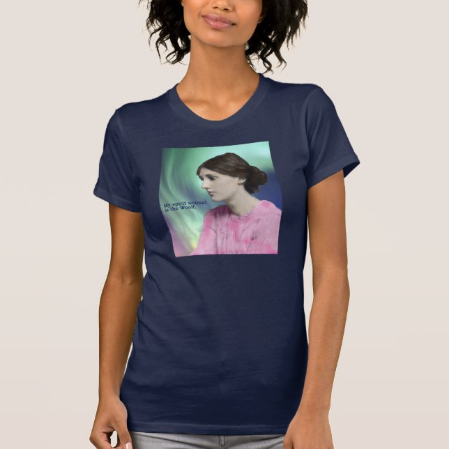 T-shirt La Virginie Woolf est mon animal d'esprit (Devant)