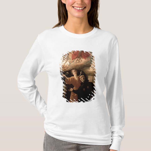 T-shirt La vision de St Alphonsus Rodriguez (Devant)