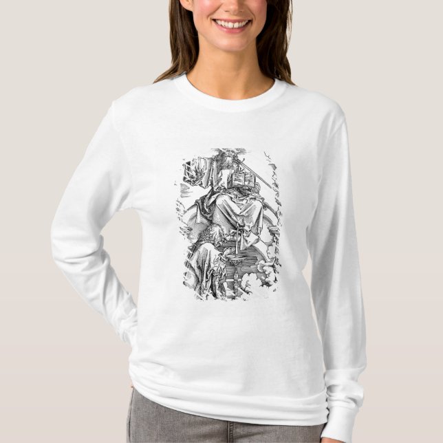 T-shirt La vision des sept chandeliers (Devant)