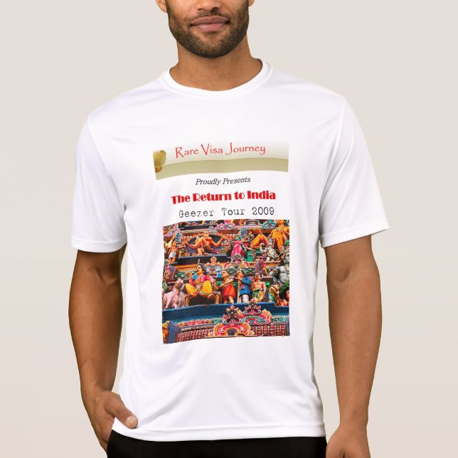 T-shirt La visite de bonhomme (Devant)