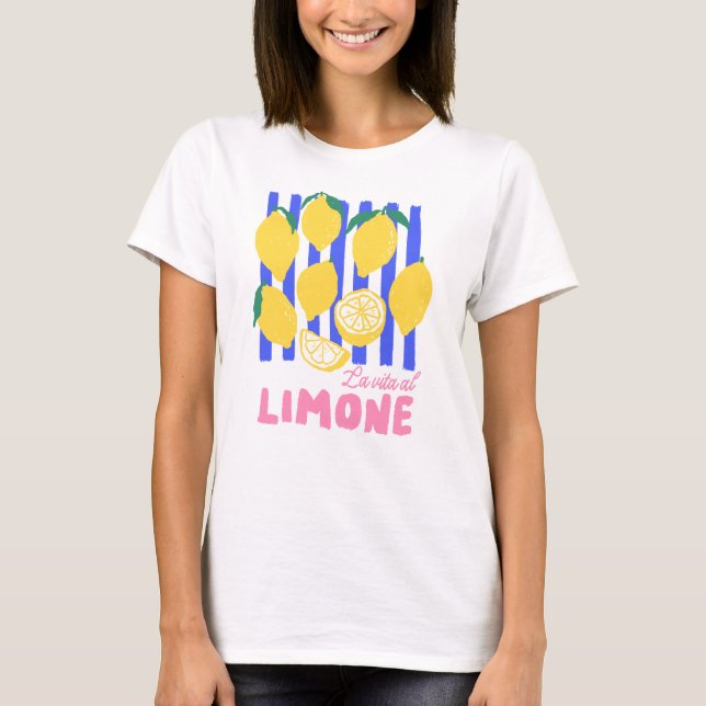 T-shirt La Vita Al Limone (Devant)