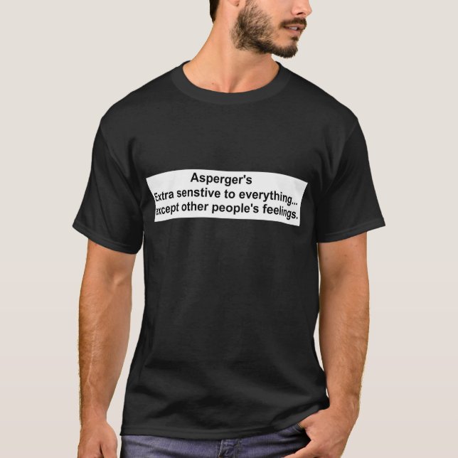 T-shirt La vitesse d'Asperger (Devant)
