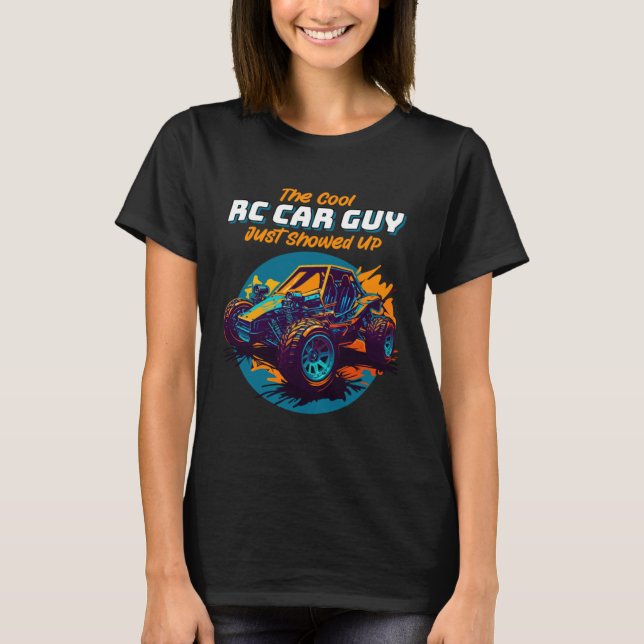 T-shirt La voiture télécommandée Cool RC Car Guy RC Buggy  (Devant)