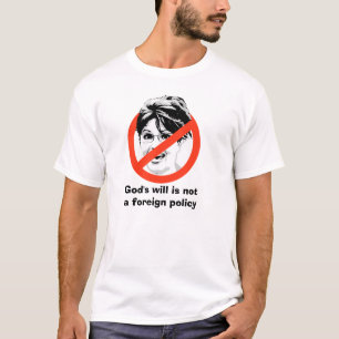 T-shirt La volonté de Dieu n'est pas une politique