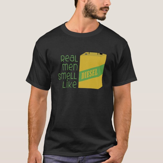 T-shirt La vraie odeur d'hommes aiment (Devant)