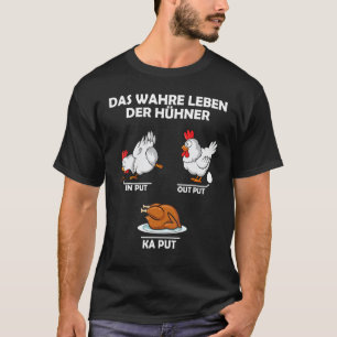 T-shirt La vraie vie des poules Éleveur de poulets