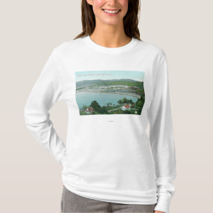 T-shirt La vue aérienne du soufre encaisse le mien de