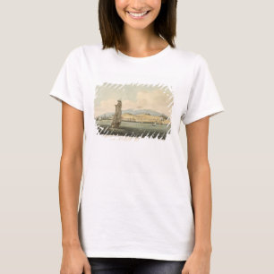 T-shirt La vue de Santa Cruz, plaquent 3 'd'un voyage à