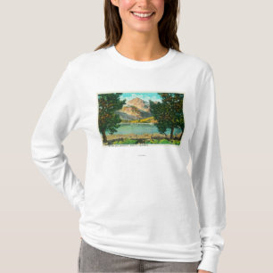T-shirt La vue des lacs jumeaux s'approchent de Bridgeport