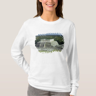 T-shirt La vue du temple des guerriers signalent l'ANNONCE