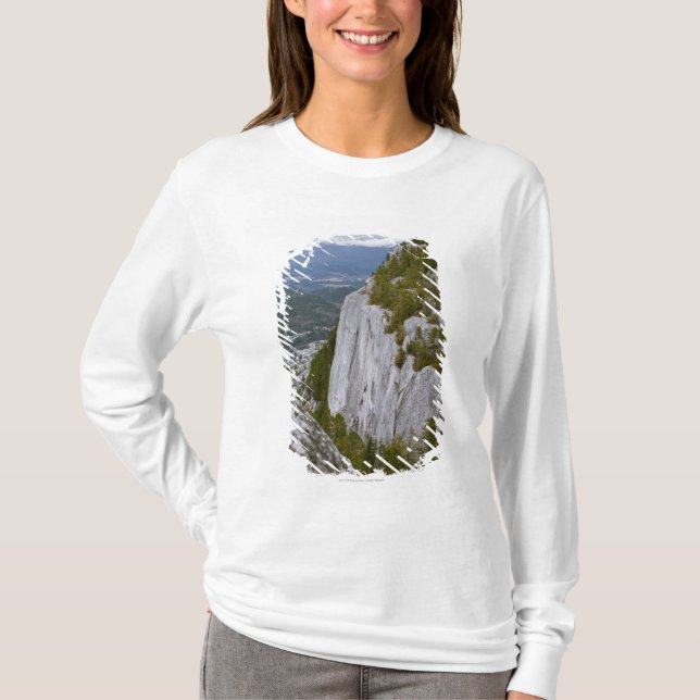 T-shirt La vue "en chef" d'Arial dans Squamish (Devant)