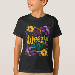T-shirt La Weezy Ana Mardi Gras Costume Nouvelle-Orléans