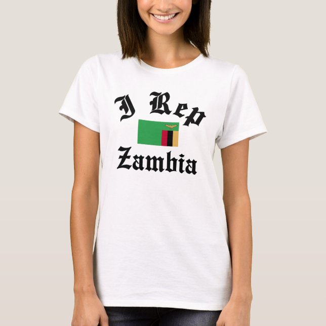 T-shirt La Zambie du représentant I (Devant)