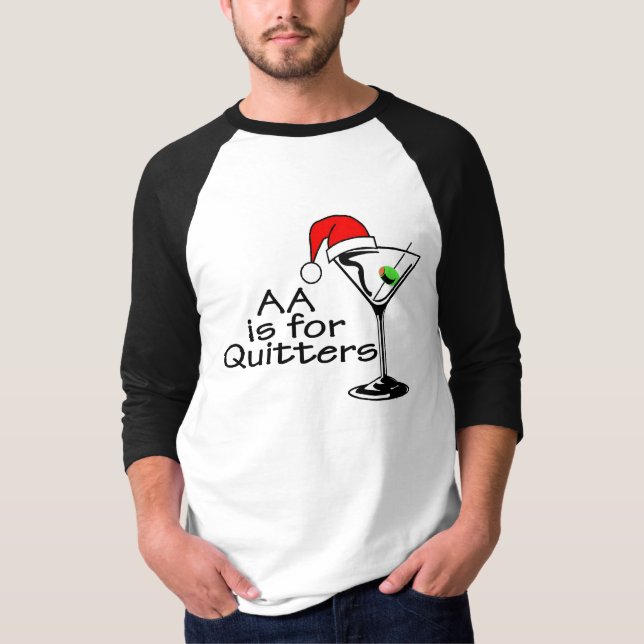 T-shirt L'aa est pour Noël Martini de renonceurs (Devant)
