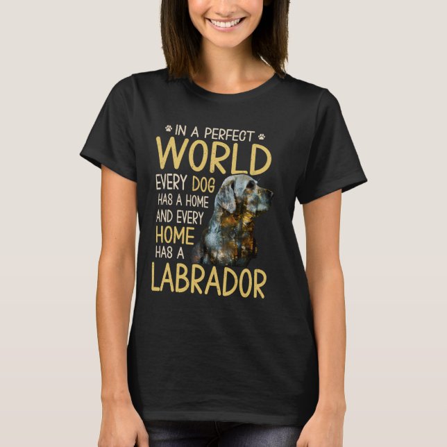T-shirt Lab Chien Labrador Retriever Maman 1 (Devant)