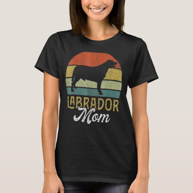 T-shirt Lab Labrador Mama Meilleur Lab Labrador Maman Ever (Devant)