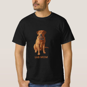 T-shirt Lab Mama Fox Red Labrador Retriever Dog Lover