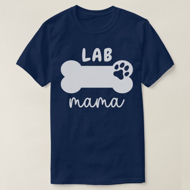 T-shirt Lab Mama Paw 11 (Design devant)