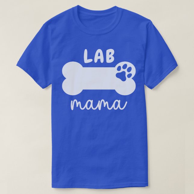 T-shirt Lab Mama Paw 11 (Design devant)
