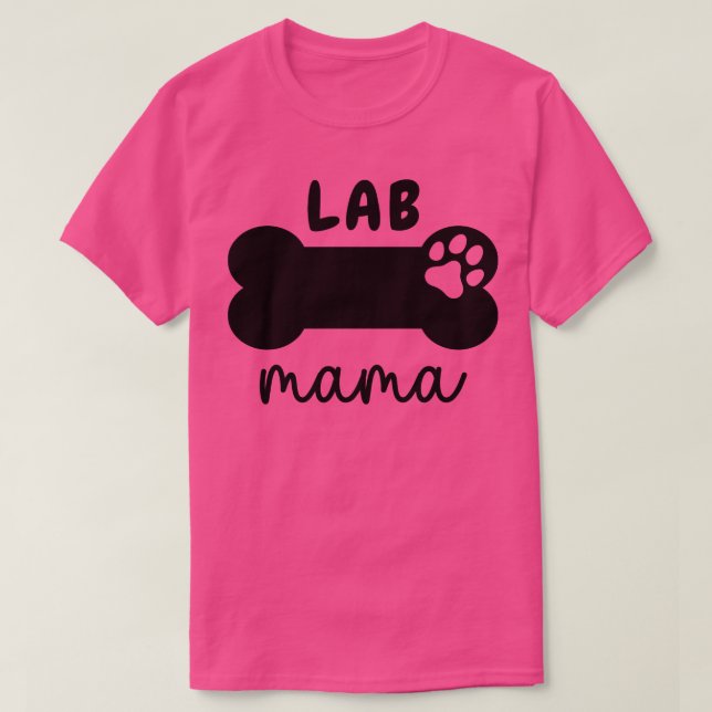 T-shirt Lab Mama Paw 9 (Design devant)
