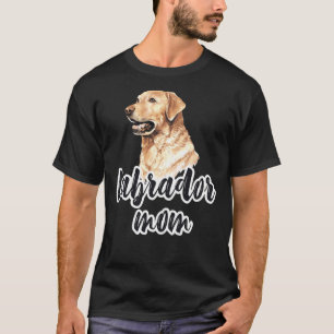 T-shirt Lab Maman Labrador Maman Yellow Lab Maman Laborato