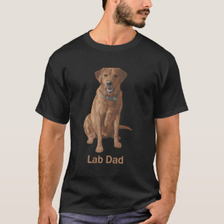 T-shirt Lab Papa Fox Red Labrador Retriever Amoureux de le