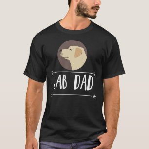 T-shirt Lab Papa Jaune Labrador Retriever Chien 221