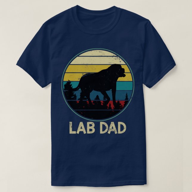 T-shirt Lab Papa Labrador (Design devant)