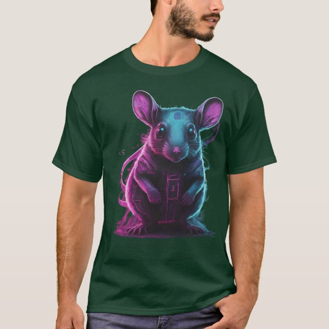 T-shirt lab rat mens tshirts, Lab Rat : Science Geek Homme (Devant)