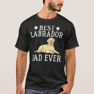 T-shirt Lab Retriever Meilleur Labrador Papa Jamais Lab Pè