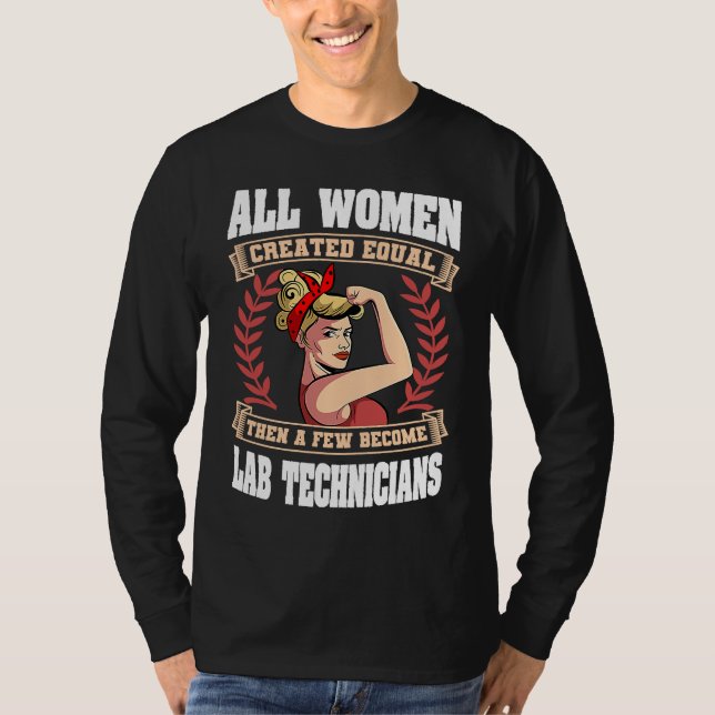 T-shirt Lab Technician Women Medical Scientists Laboratory (Devant)
