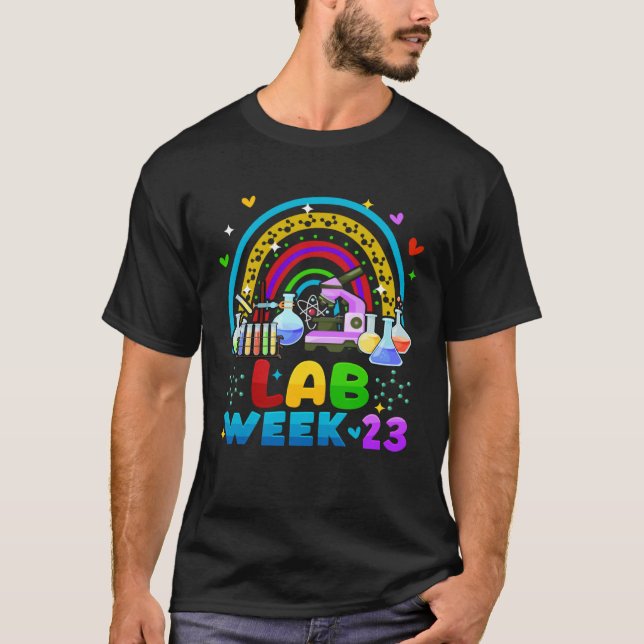 T-shirt Lab Week 2023 Rainbow Medical Laboratory Science L (Devant)