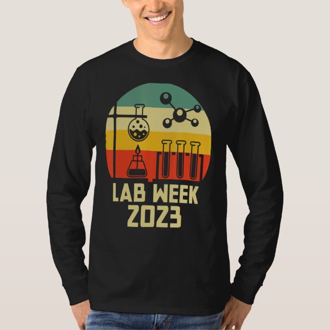 T-shirt Lab Week 2023 Science Vintage (Devant)