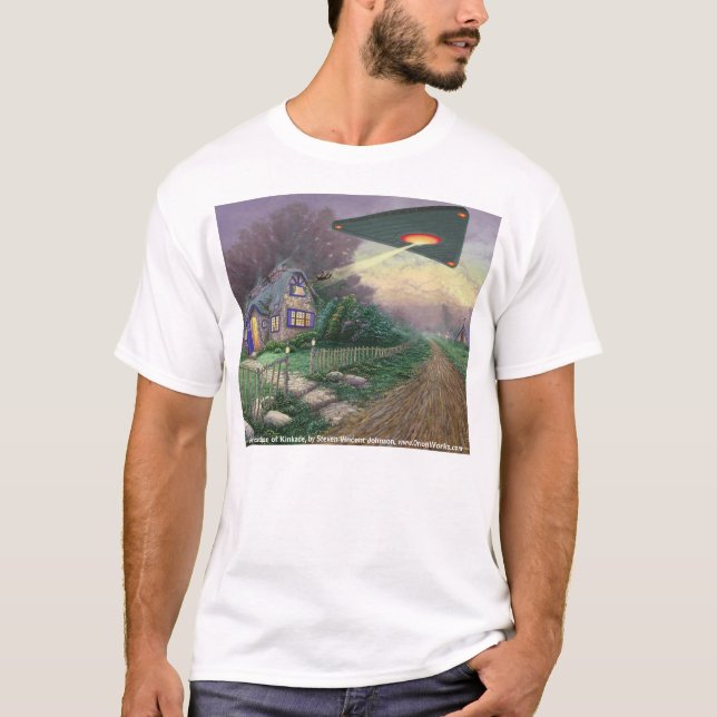 T-shirt L'abduction de Kinkade, par Steven Vincent Johnso (Devant)