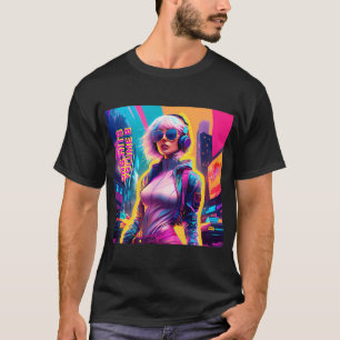 T-shirt Label de musique électronique de danse des années