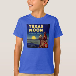T-shirt Label Texas Moon Citrus Fruit Crate