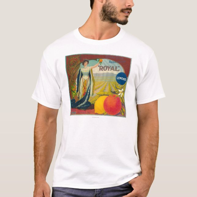 T-shirt LabelCorona orange royal, CA (Devant)
