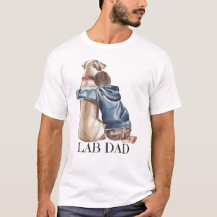 T-shirt Labo papa, propriétaire de chien de repérage de La