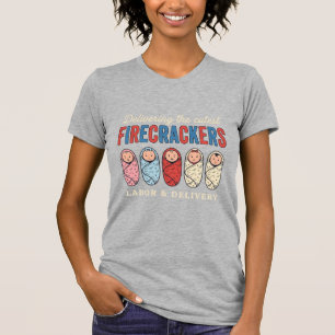 T-shirt Laboratoire & Accouchement Pétards Infirmière Mign