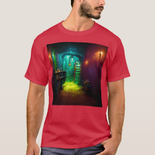T-shirt Laboratoire d'alchimie avec potions
