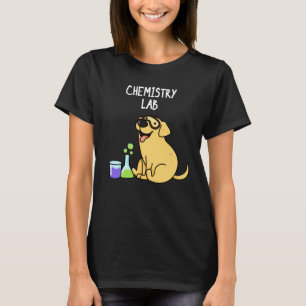 T-shirt Laboratoire de chimie Funny Labrador Chien Pun Dar