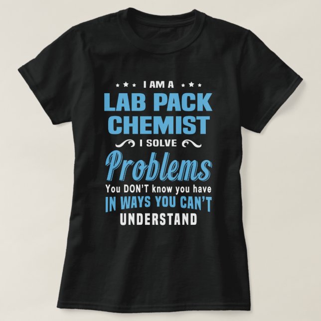 T-shirt Laboratoire de chimiste (Design devant)