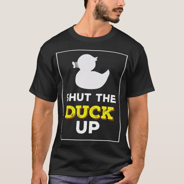T-shirt Laboratoire de chiots noirs de canard (Devant)