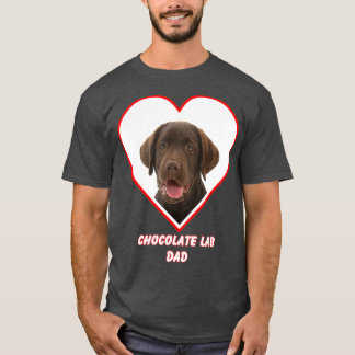 T-shirt Laboratoire de chocolat Chien papa