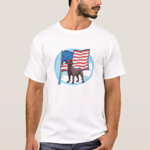 T-shirt laboratoire de chocolat de drapeau