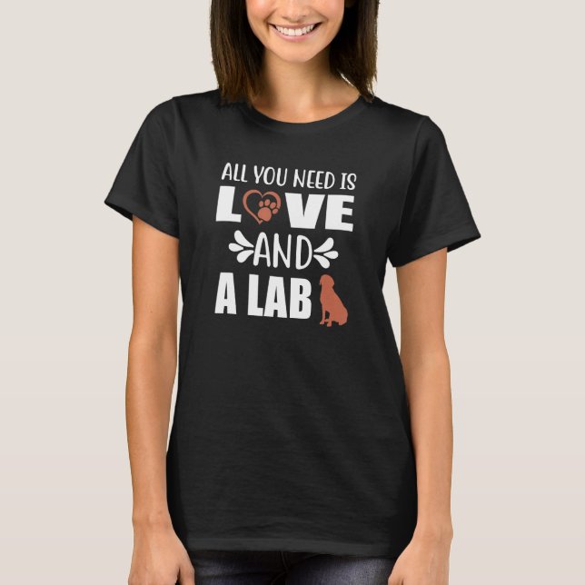 T-shirt Laboratoire de chocolat Tout ce dont vous avez bes (Devant)