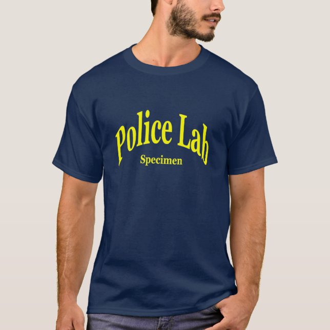 T-shirt Laboratoire de police (Devant)