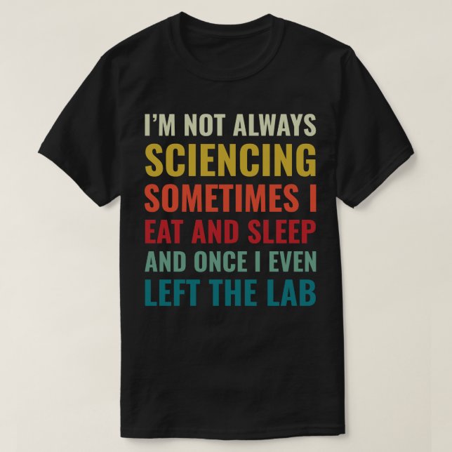 T-shirt Laboratoire de science chimiothérapie (Design devant)